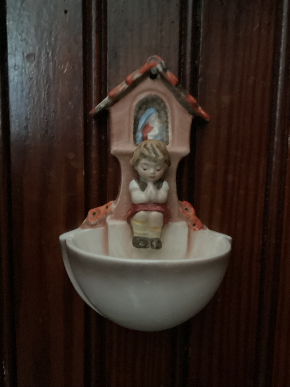 Vintage: Goebel Hummel Holy Water Font.